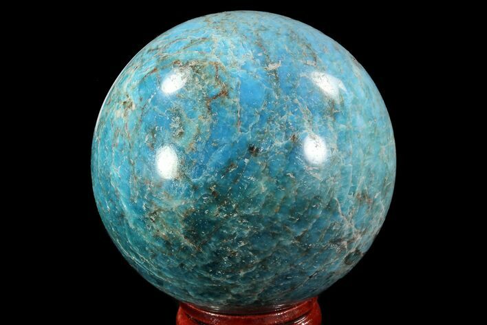 Bright Blue Apatite Sphere - Madagascar #78705
